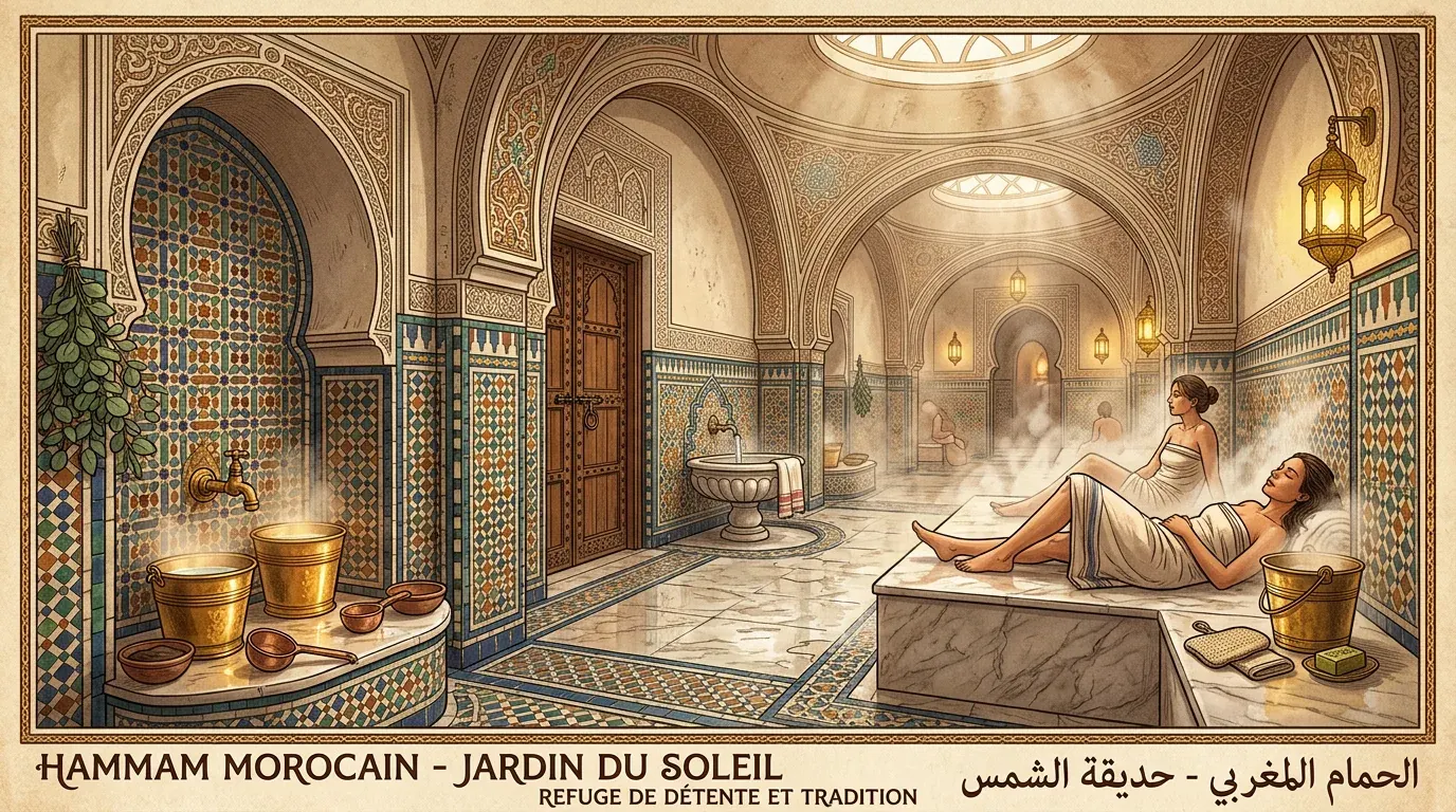 Hammam & kessa ritual, medina