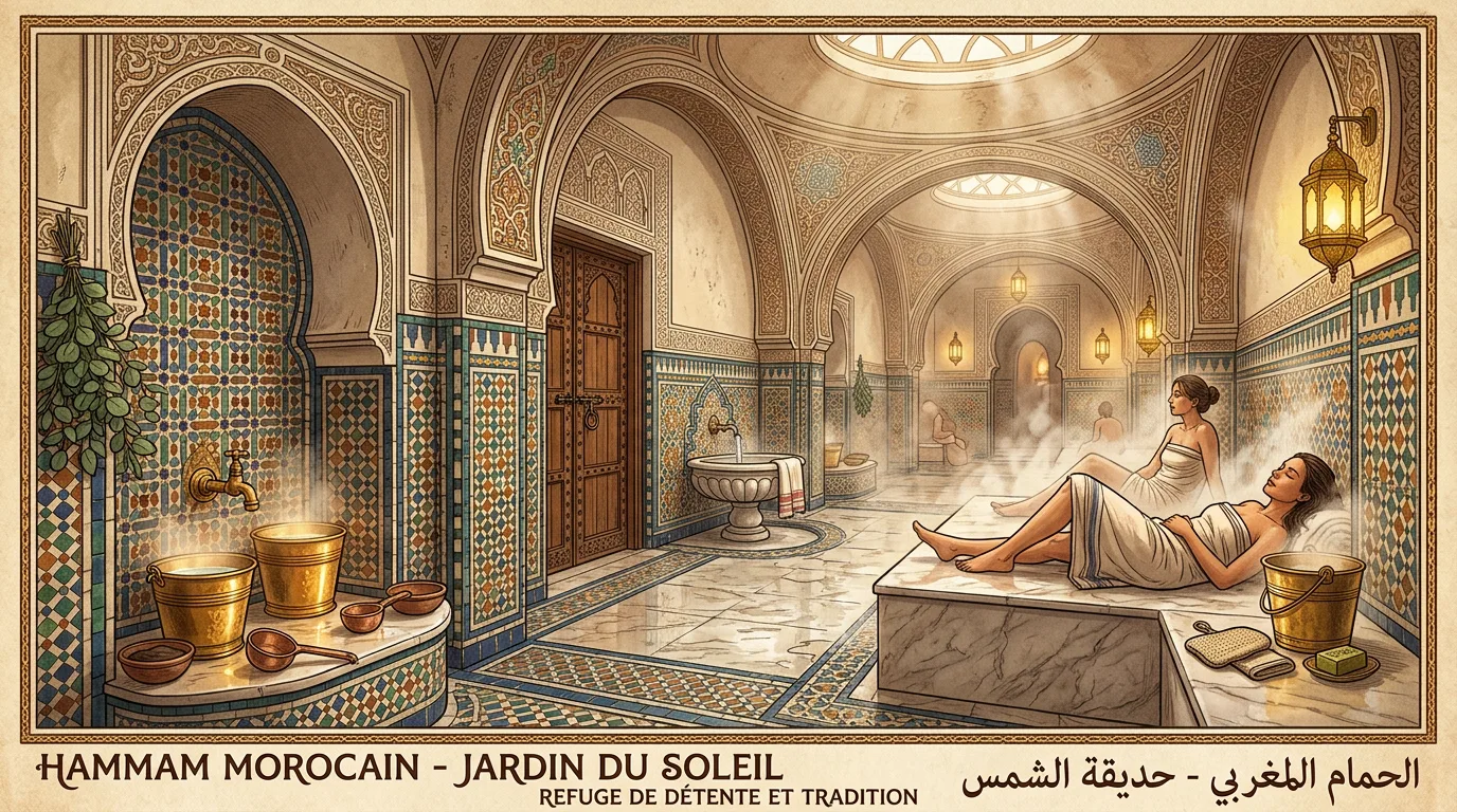 Hammam & kessa ritual, medina