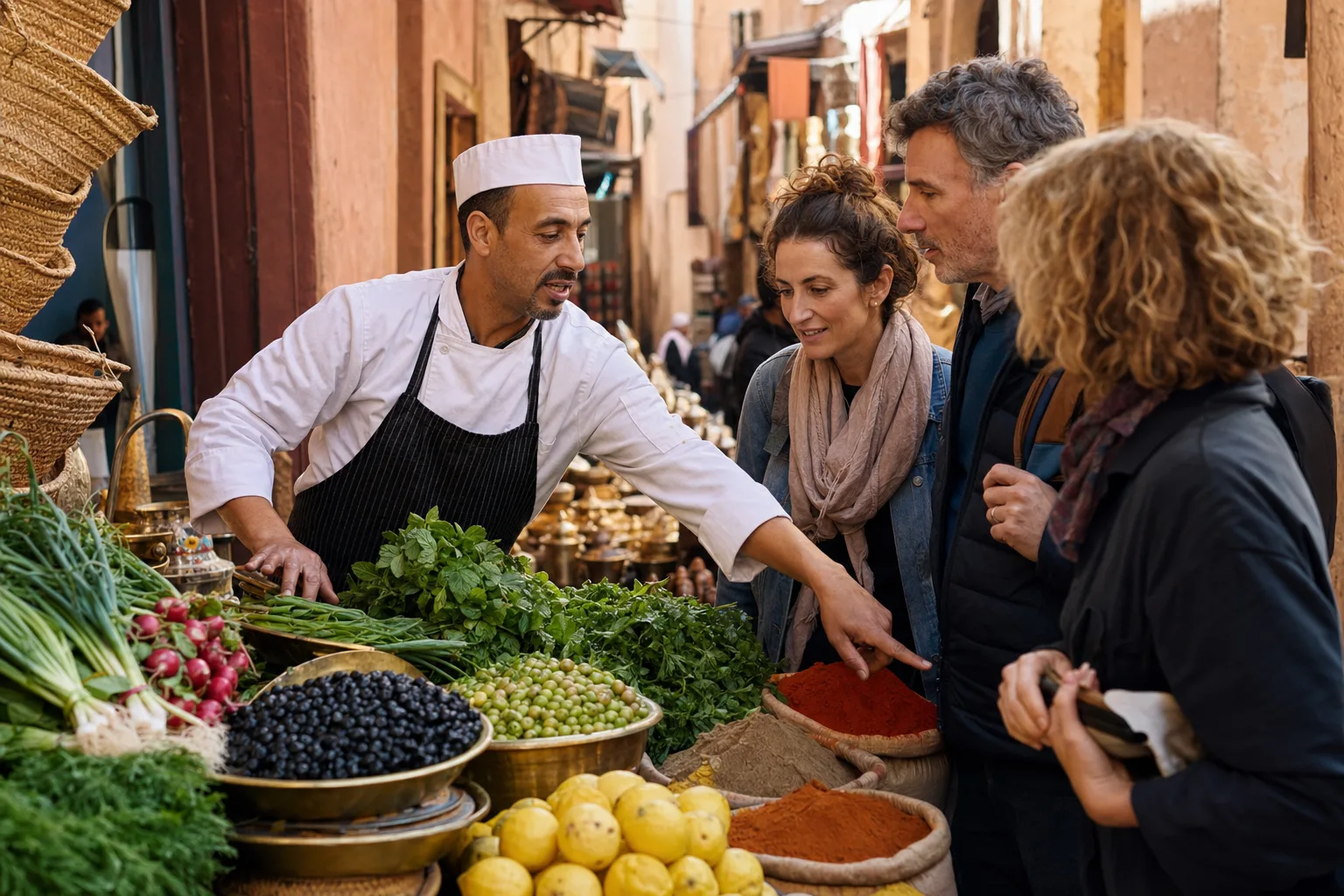 Tangier cooking class — harira & bastilla